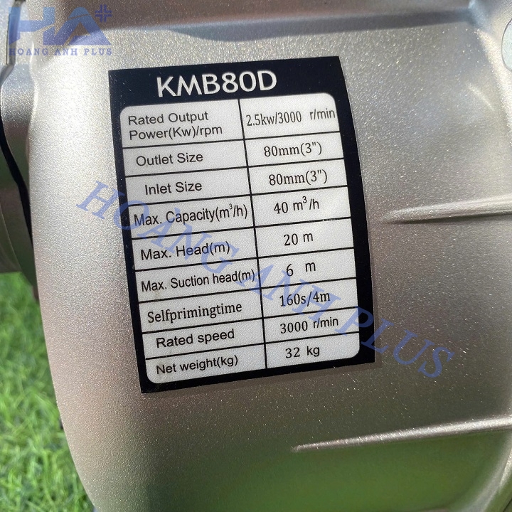 Máy Bơm Nước Chạy Dầu Kamastsu KMB80D