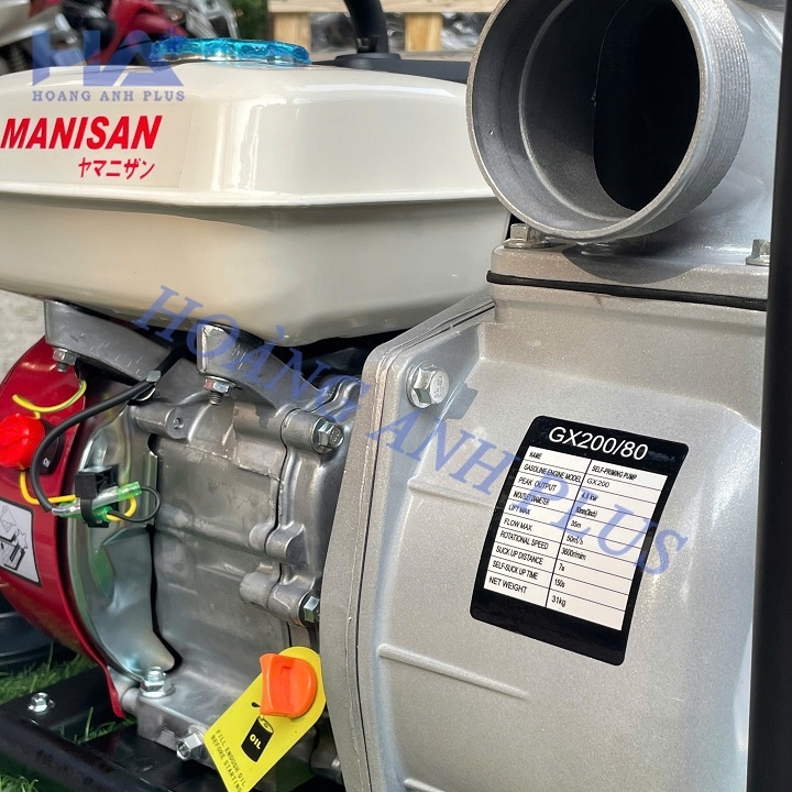 Máy Bơm Nước Chạy Xăng 7Hp Yamanisan GX200/80