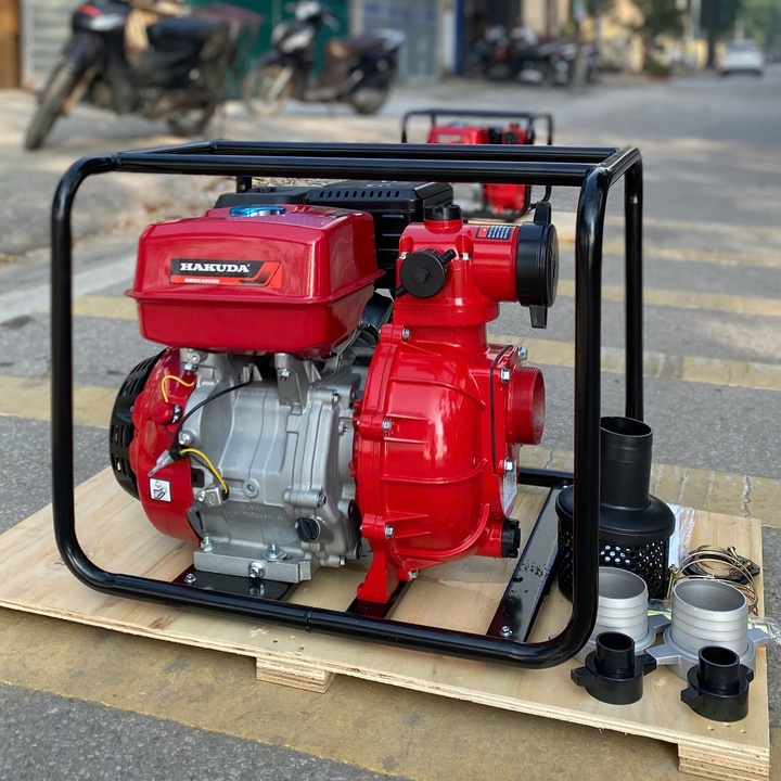 Máy Bơm Nước Chạy Xăng Cứu Hỏa Hakuda 7.5HP MBNCA50XN