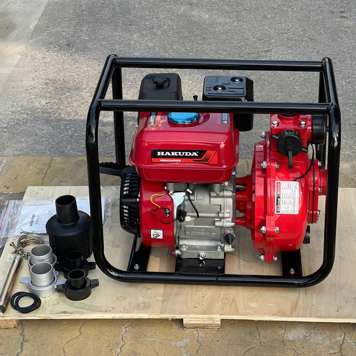 Máy Bơm Nước Chạy Xăng Cứu Hỏa 7.5HP Hakuda MBNCA50XN