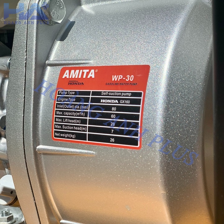 Máy Bơm Nước Chạy Xăng Honda 5.5HP WP-30GP