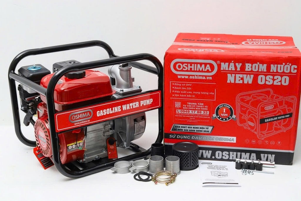 Máy Bơm Nước Chạy Xăng Oshima 5.5HP NEW OS20