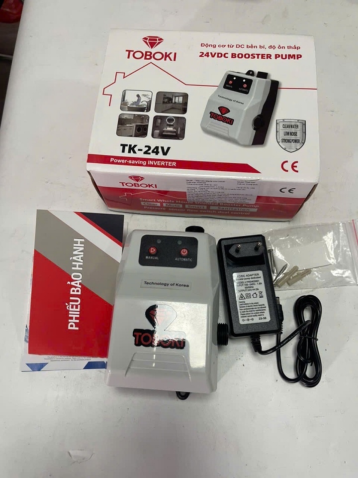 Máy Bơm Nước Tăng Áp Toboki 100W TK-24V