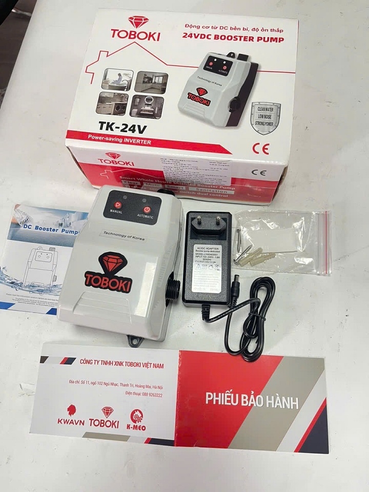 Máy Bơm Nước Tăng Áp Toboki 100W TK-24V