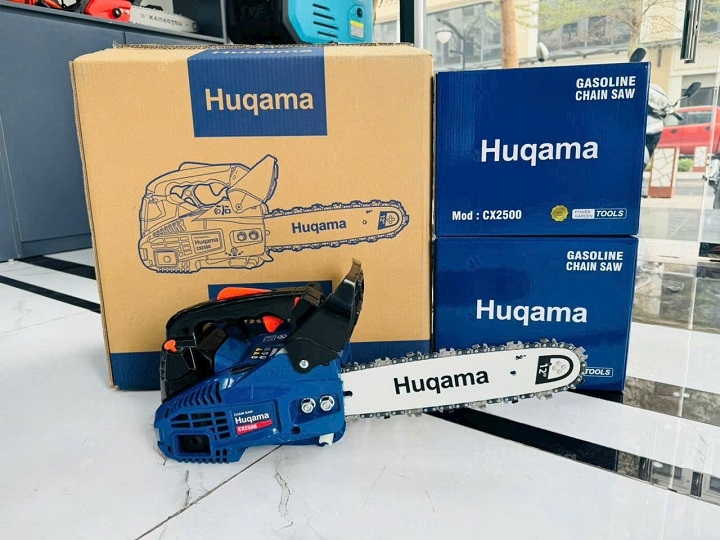 Máy Cưa Xích 2 Thì 0.9KW Huqama CX2500 25cc