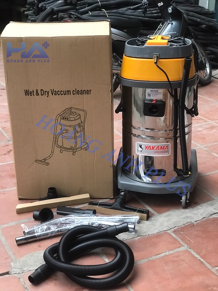 Máy Hút Bụi Công Nghiệp 4500W YAKAMA YA100L 100 Lít 3 Motor