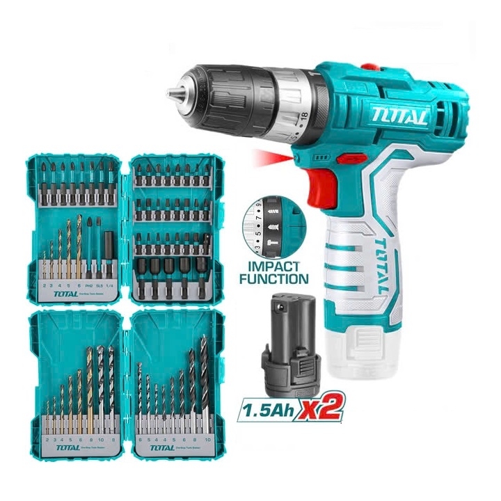 Máy Khoan Dùng Pin Total 12V TOSLI23022 chính hãng