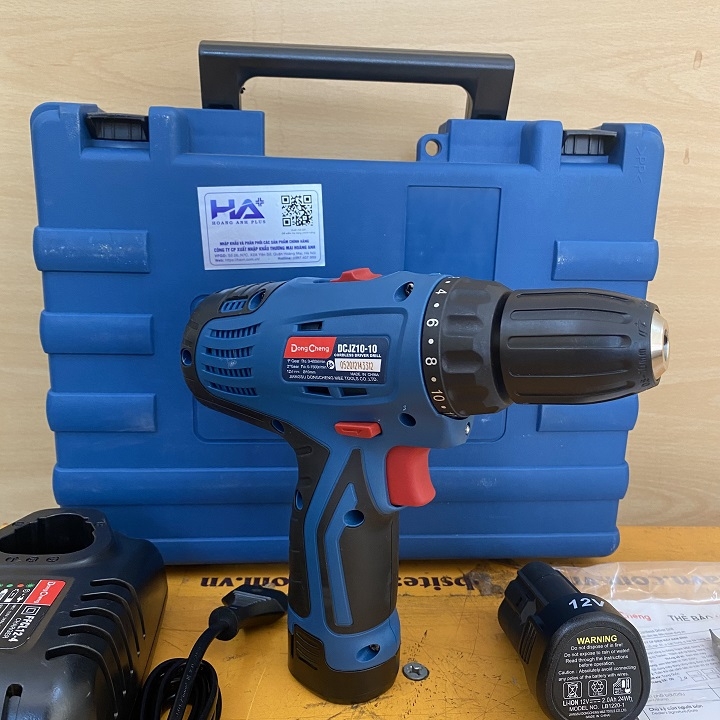 Thân Máy Khoan Vặn Vít Dùng Pin 12V Dongcheng DCJZ10-10