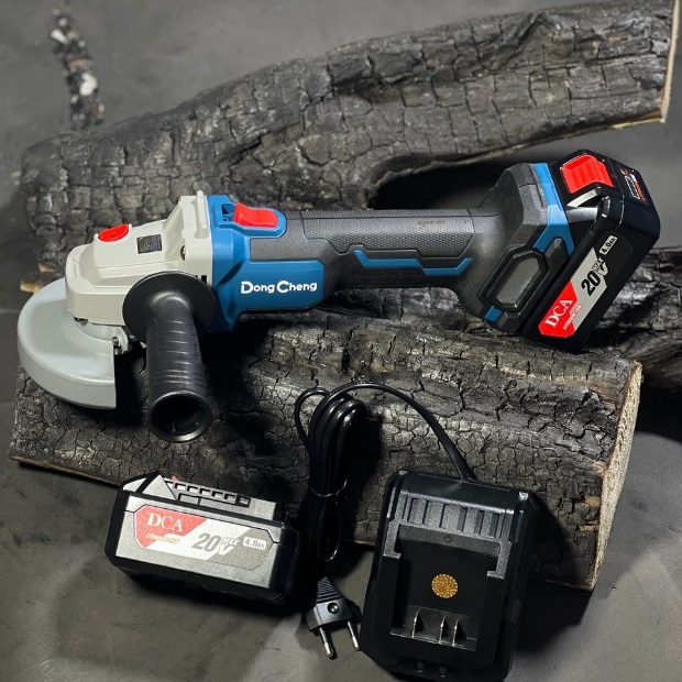 Máy Mài Góc Dùng Pin 20V Dongcheng DCSM03-100 2 Pin 1 Sạc