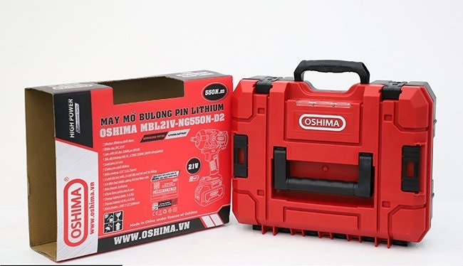 Máy Mở Bu Lông Pin Lithium Oshima MBL21V-NG550N-D2