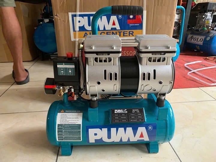 Máy Nén Khí Không Dầu 1HP Puma 12L GL-12L