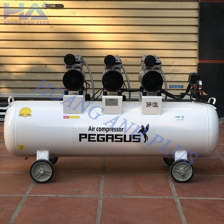 Máy Nén Khí Không Dầu Pegasus 3HP 120L TM-OF750x3-120L