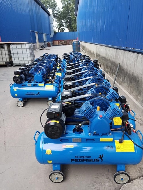 Máy Nén Khí Dây Đai Pegasus 1.5HP 70L TM-V-0.12/8-70L