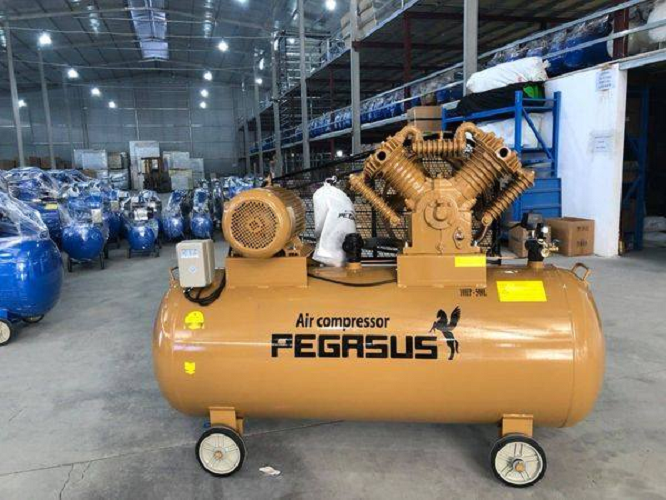 Máy Nén Khí Dây Đai Pegasus 10HP 500L TM-W-0.9/8-500L