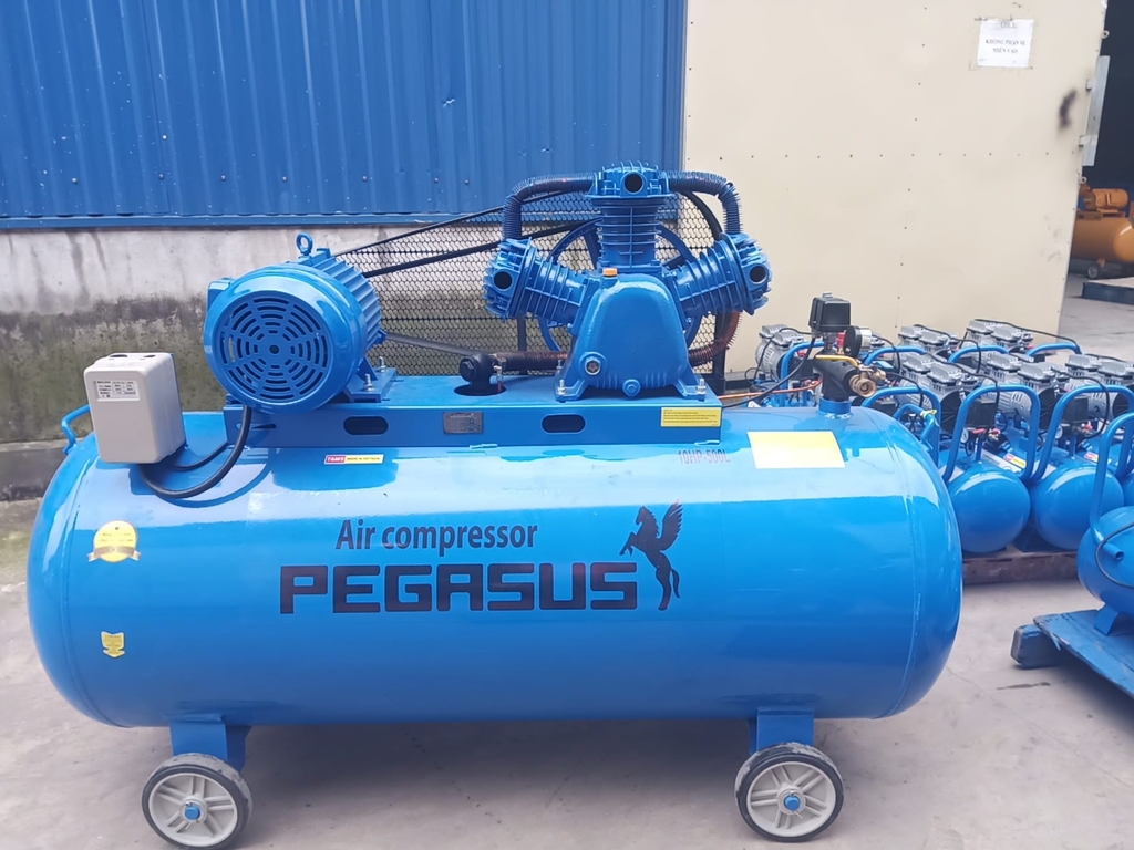 Máy Nén Khí Dây Đai Pegasus 10HP 500L TM-W-1.0/8-500L