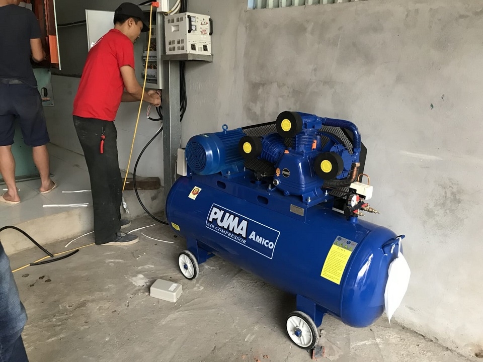 Máy Nén Khí Puma Amico 7.5HP 200L W-0.67/8 3 Pha