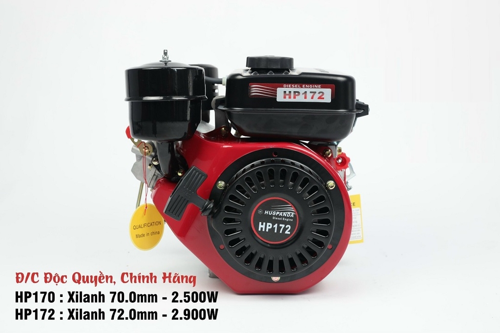 Máy Nổ - Động Cơ Dầu Huspanda HP172 3.5HP