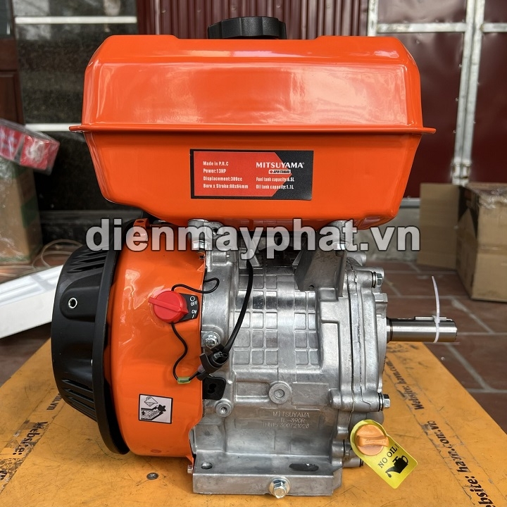 Máy Nổ – Động Cơ Xăng Mitsuyama 13HP Tua Nhanh TL-390R
