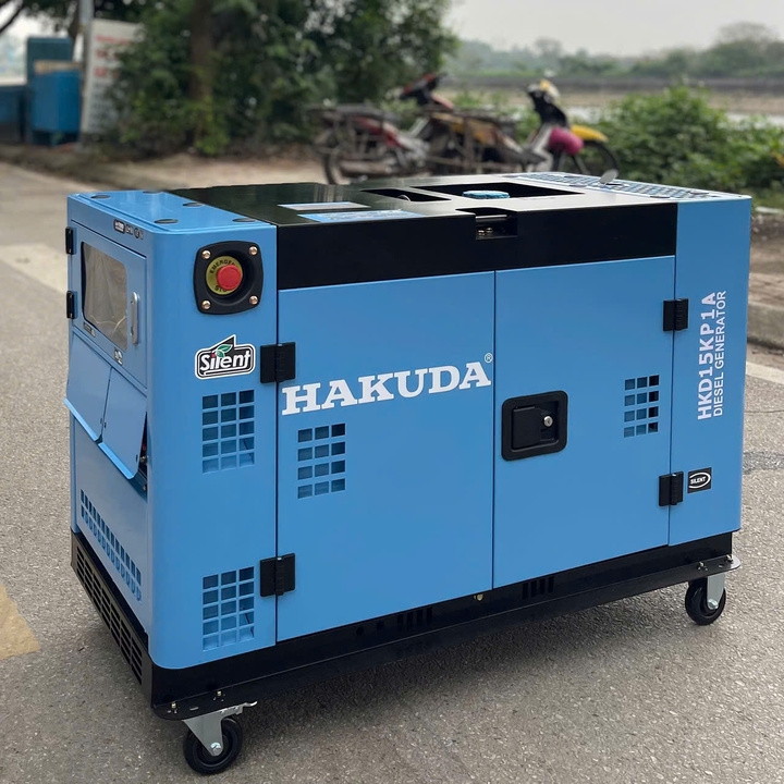 Máy Phát Điện Hakuda Dầu 15KW HKD15KP1A Siêu Cách Âm