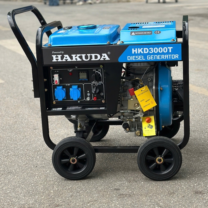 Máy Phát Điện 3KW Hakuda Dầu HKD3000T