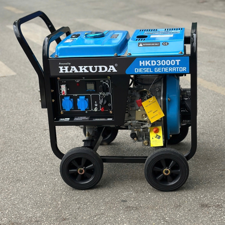 Máy Phát Điện 3KW Dầu Hakuda HKD3000T