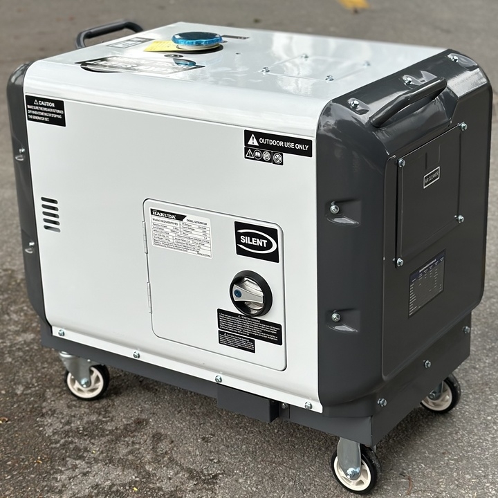 Máy Phát Điện 5KW Chạy Dầu Hakuda HKD5000P1PRO Siêu Cách Âm