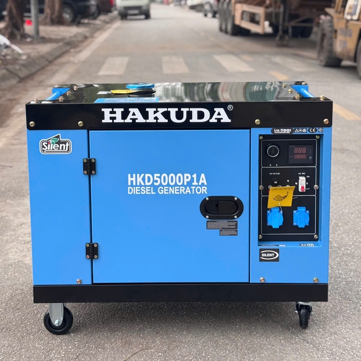 Máy Phát Điện 5KW Dầu Hakuda HKD5000P1A