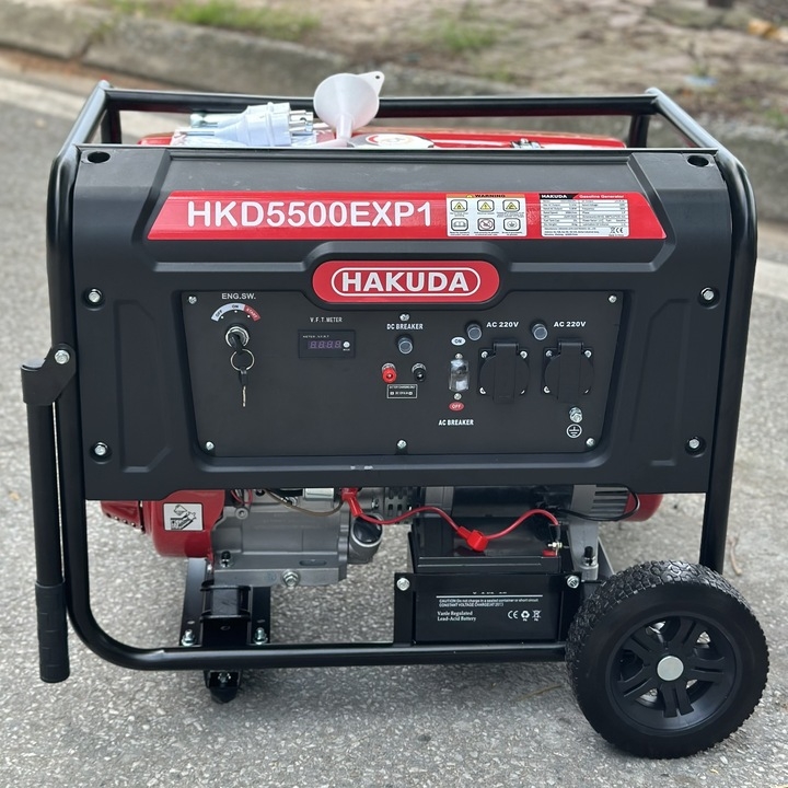 Máy Phát Điện 5KW Chạy Xăng Hakuda HKD5500EXP1