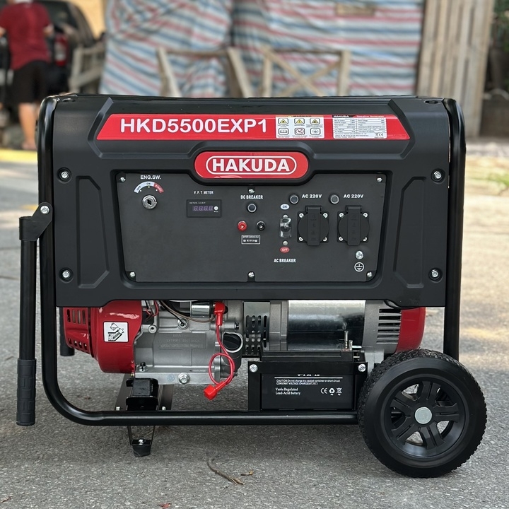 Máy Phát Điện 5KW Chạy Xăng Hakuda HKD5500EXP1