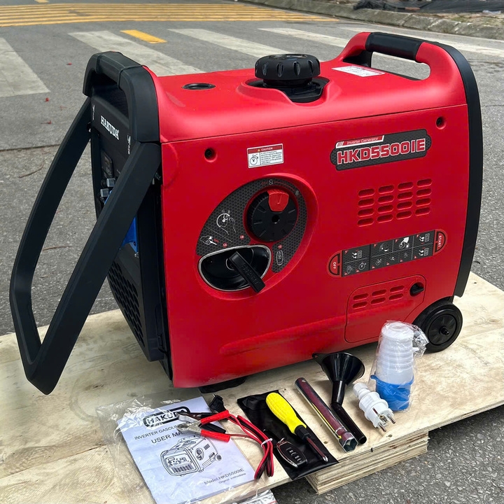 Máy Phát Điện 5KW Chạy Xăng Inverter Hakuda HKD5500IE Siêu Cách Âm