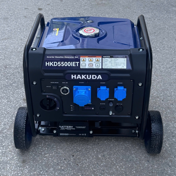 Máy Phát Điện 5KW Chạy Xăng Inverter Hakuda HKD5500IET