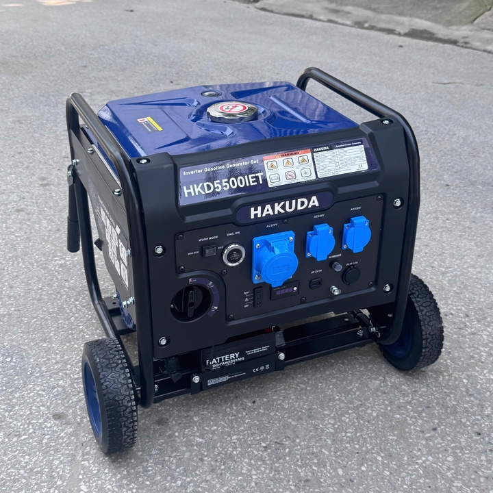 Máy Phát Điện 5KW Chạy Xăng Inverter Hakuda HKD5500IET
