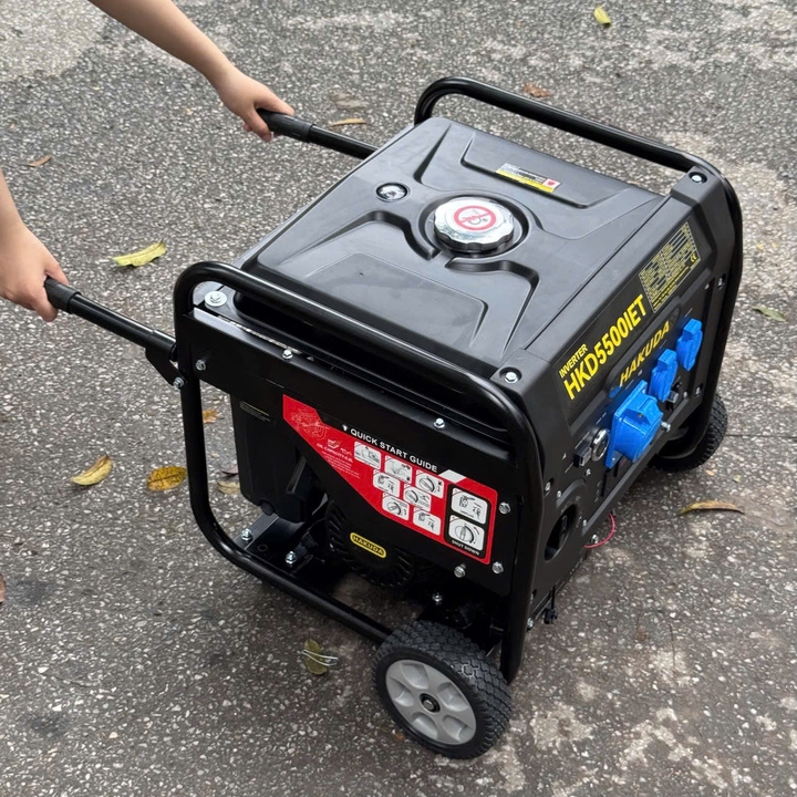 Máy Phát Điện Chạy Xăng 5KW Inverter Hakuda HKD5500IET