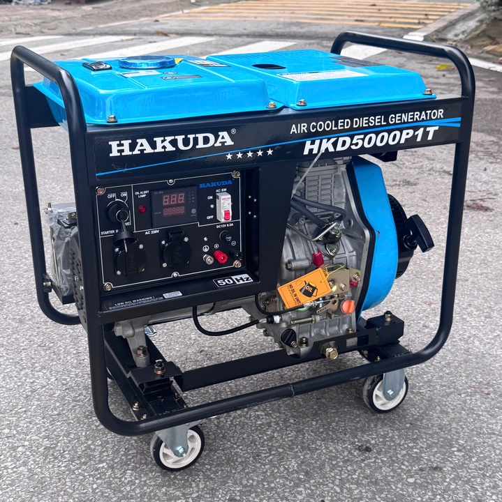 Máy Phát Điện 5KW Dầu Hakuda HKD5000P1T