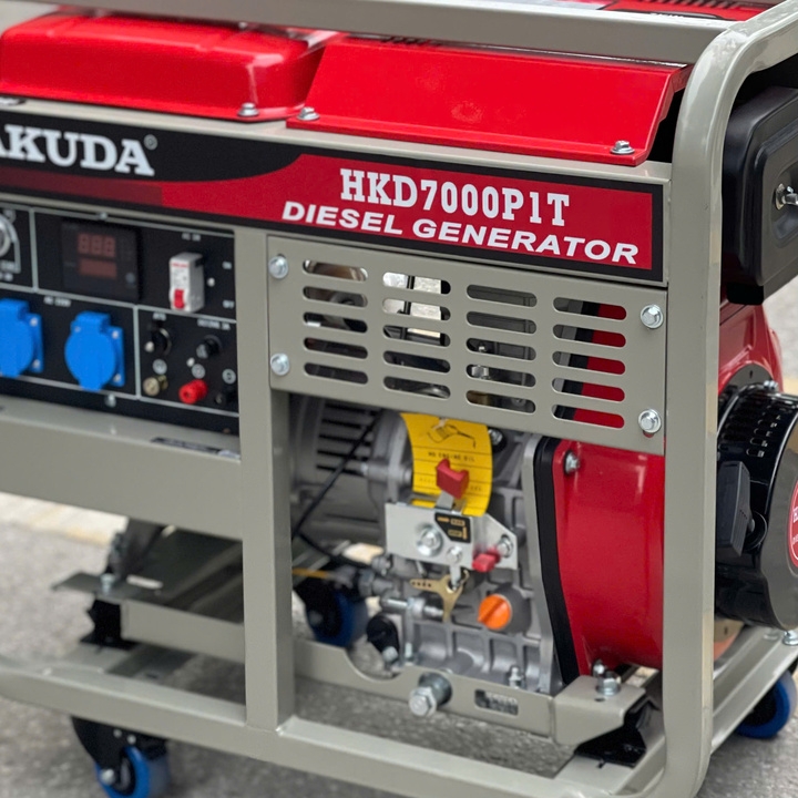 Máy Phát Điện 7KW Chạy Dầu Hakuda HKD7000P1T