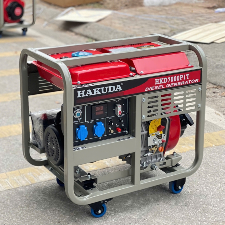 Máy Phát Điện 7KW Chạy Dầu Hakuda HKD7000P1T