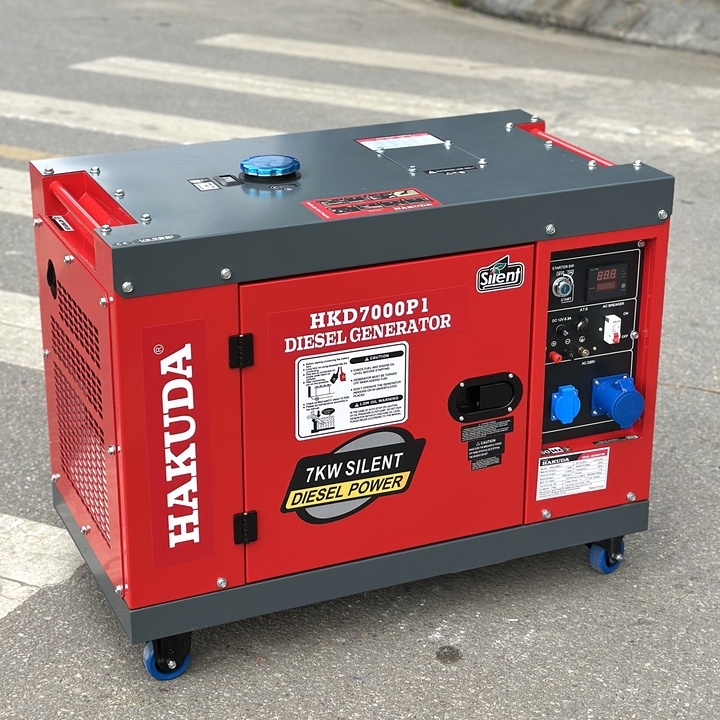 Máy Phát Điện 7Kw Dầu Hakuda HKD7000P1