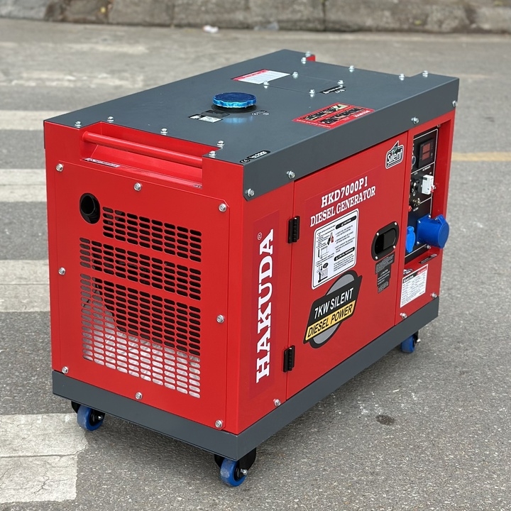 Máy Phát Điện 7Kw Dầu Hakuda HKD7000P1