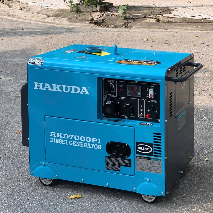 Máy Phát Điện Dầu 7Kw Hakuda HKD7000P1 1Pha