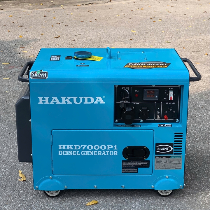 Máy Phát Điện Dầu 7Kw Hakuda HKD7000P1 1Pha
