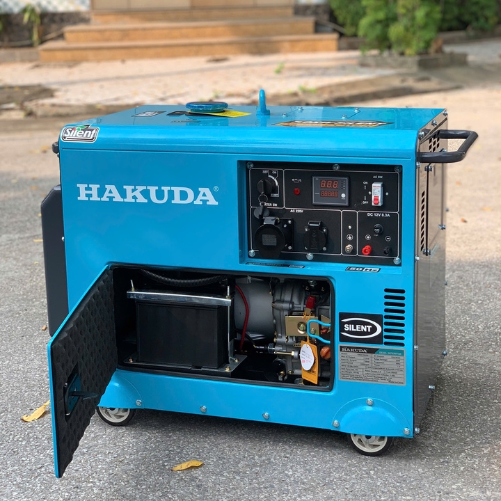 Máy Phát Điện Dầu 7Kw Hakuda HKD7000P1 1Pha