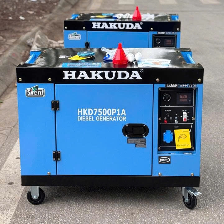 Máy Phát Điện 7KW Dầu Hakuda HKD7500P1A