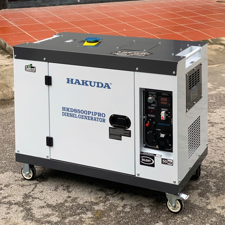Máy Phát Điện Chạy Dầu 8KW Hakuda HKD8500P1PRO Siêu Cách Âm