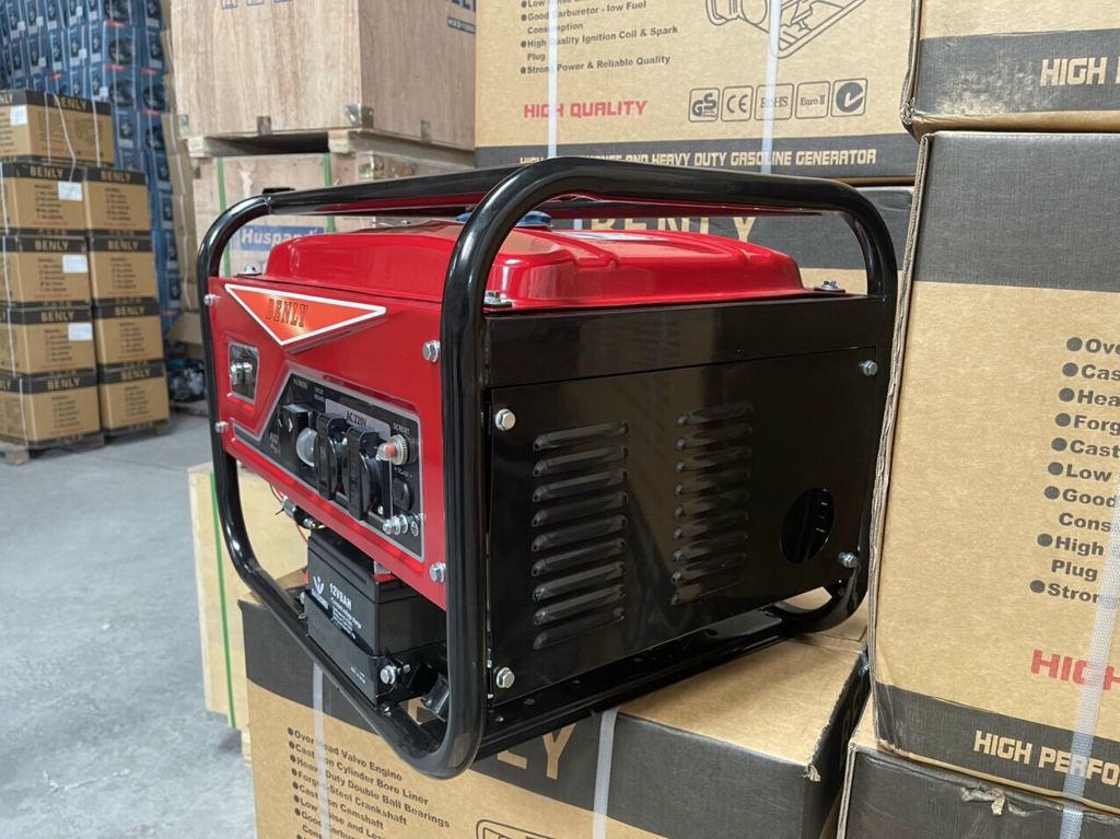 Máy Phát Điện Chạy Xăng Benly 5Kw BL6800E Đề