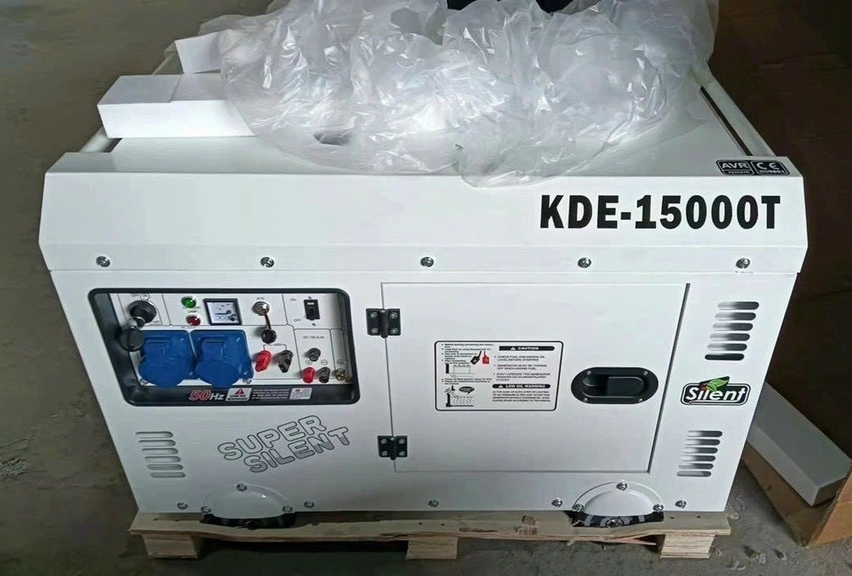 Máy Phát Điện Chạy Dầu 10Kw KDE-15000T Chống Ồn