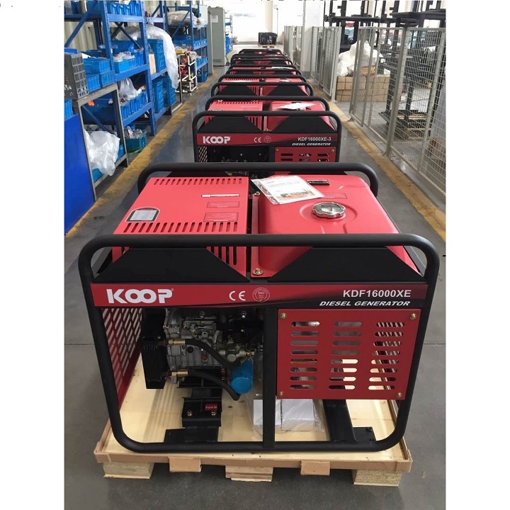 Máy Phát Điện Chạy Dầu Koop 12Kw(15Kva) KDF16000XE