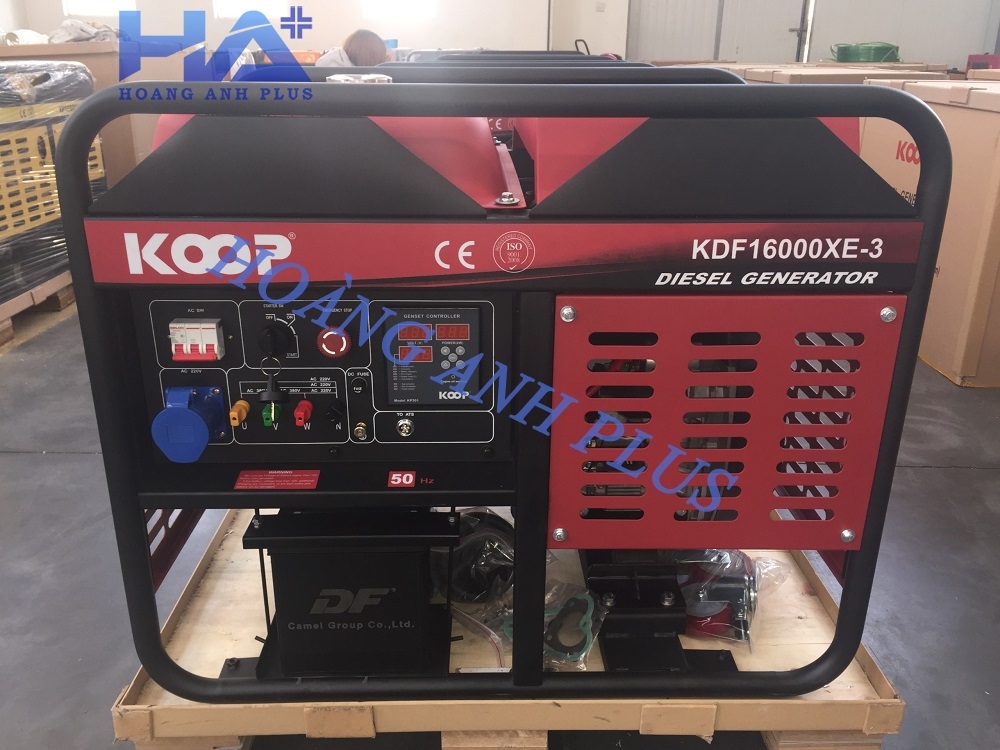 Máy Phát Điện Chạy Dầu 15Kva Koop KDF16000XE 3 Pha