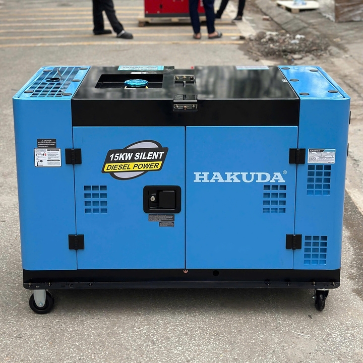 Máy Phát Điện 15KW Chạy Dầu Hakuda HKD15KP3AE Siêu Cách Âm