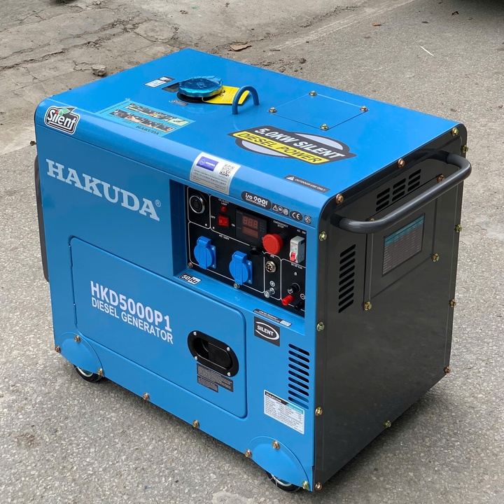 Máy Phát Điện 5KW Dầu Hakuda HKD5000P1