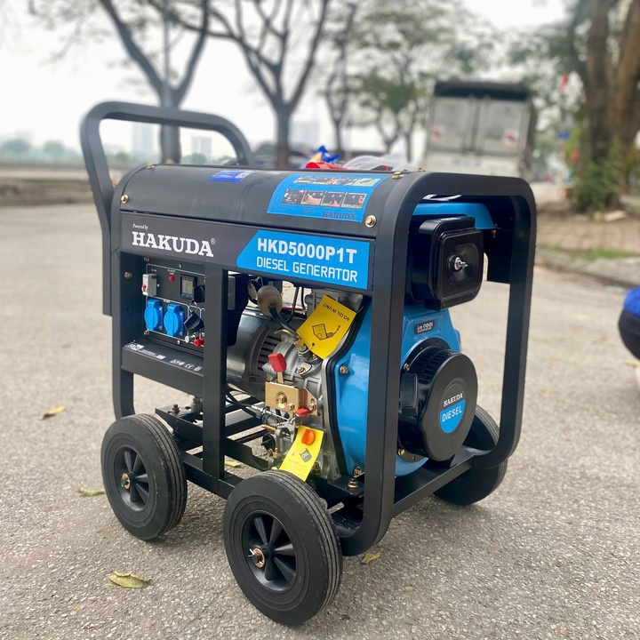 Máy Phát Điện Chạy Dầu 5KW Hakuda HKD5000P1T